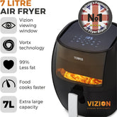 Tower Vizion 7 Litre Dijital Airfryer Yağsız Fritöz
